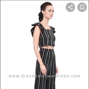 - NWT Live to be spoiled navy stripe top